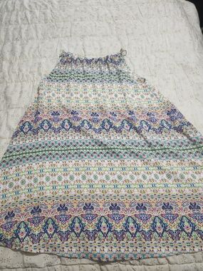 Women’s Printed Midi Dress in Multi-Color